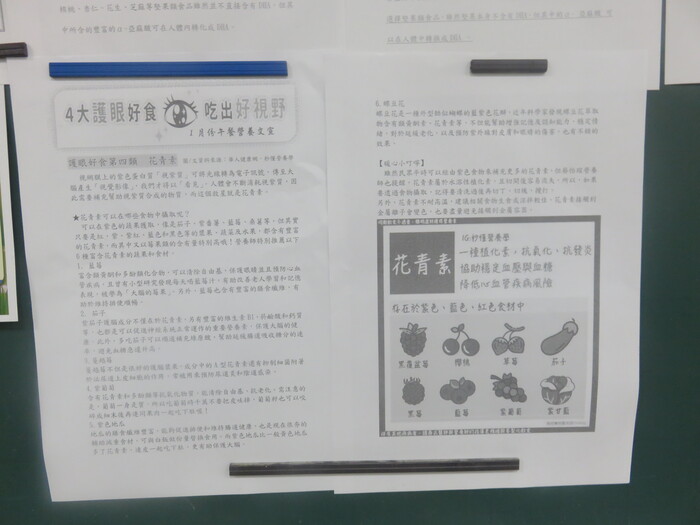 110-1營養教育宣導---4大護眼好食、吃出好視野1月